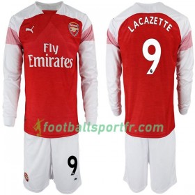 Tenue Arsenal FC Alexandre Lacazette 9 Enfant Domicile 2018-2019 Maillot de Foot ML